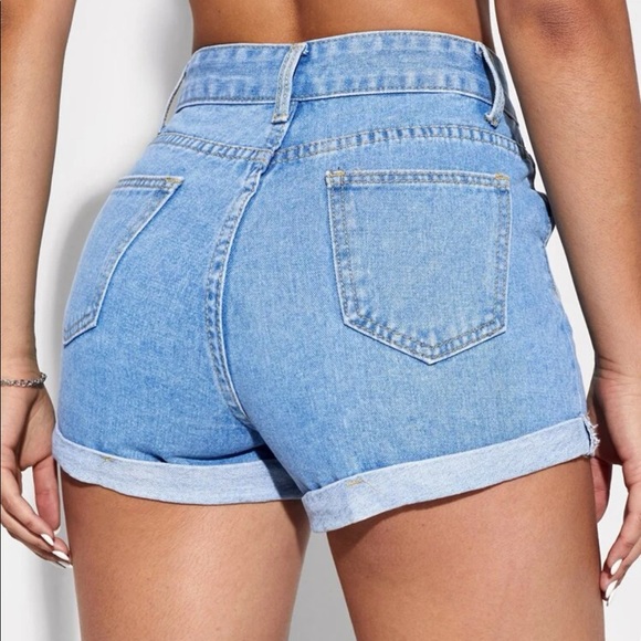 Light blue Jean shorts - Picture 2 of 2